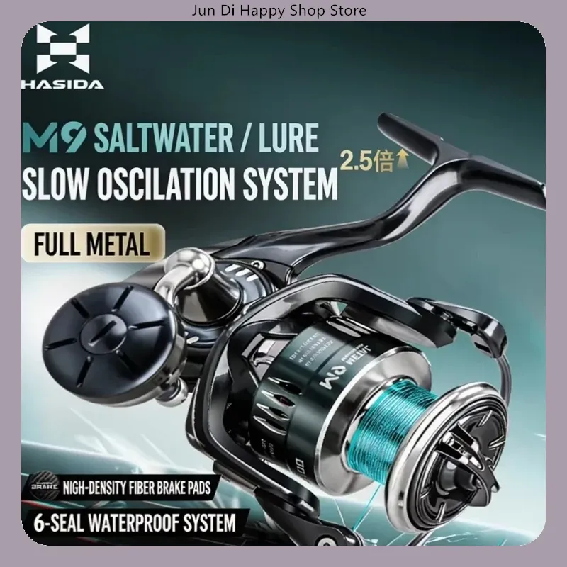 HASIDA M9 Spinning Reel Full M - Fishing Boat Steering Wheel ulasan dan harga