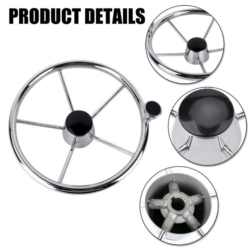 Marine Boat Steering Wheel Wit - Fishing Boat Steering Wheel ulasan dan harga